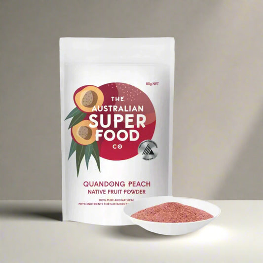 Freeze Dried Quandong Peach Native Fruit Powder - 80g